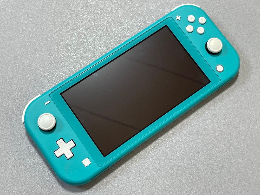 動作確認済み Nintendo Switch Lite ターコイズ ケース付き