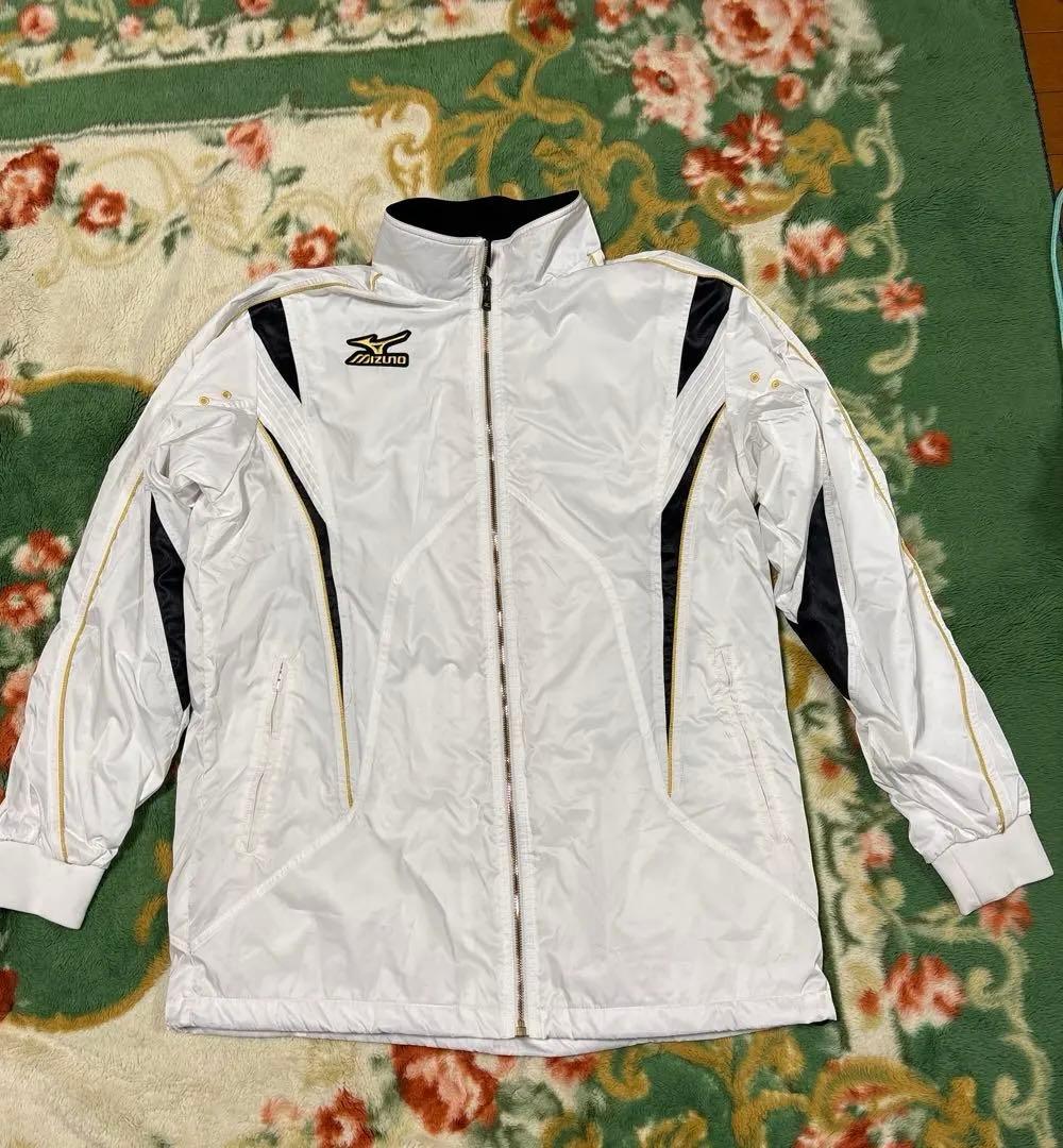 MIZUNO ウィンドブレーカ 2XOサイズ ホワイト 厚手