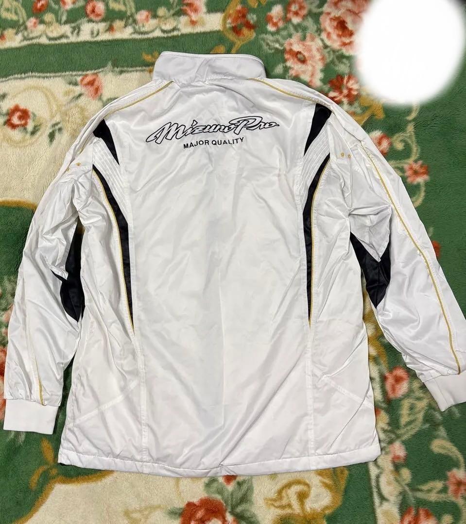 MIZUNO ウィンドブレーカ 2XOサイズ ホワイト 厚手