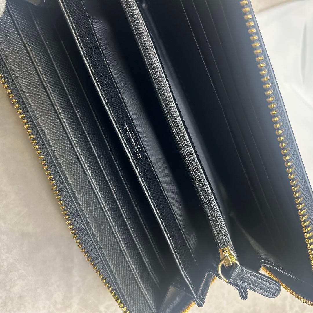 新品 未使用✨COACH ブラック レザー 長財布