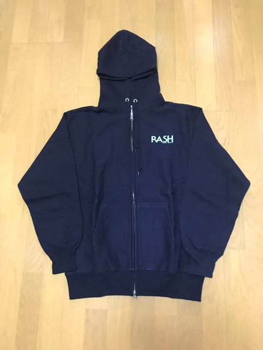 2021 RASH 羽バックフルジップパーカー