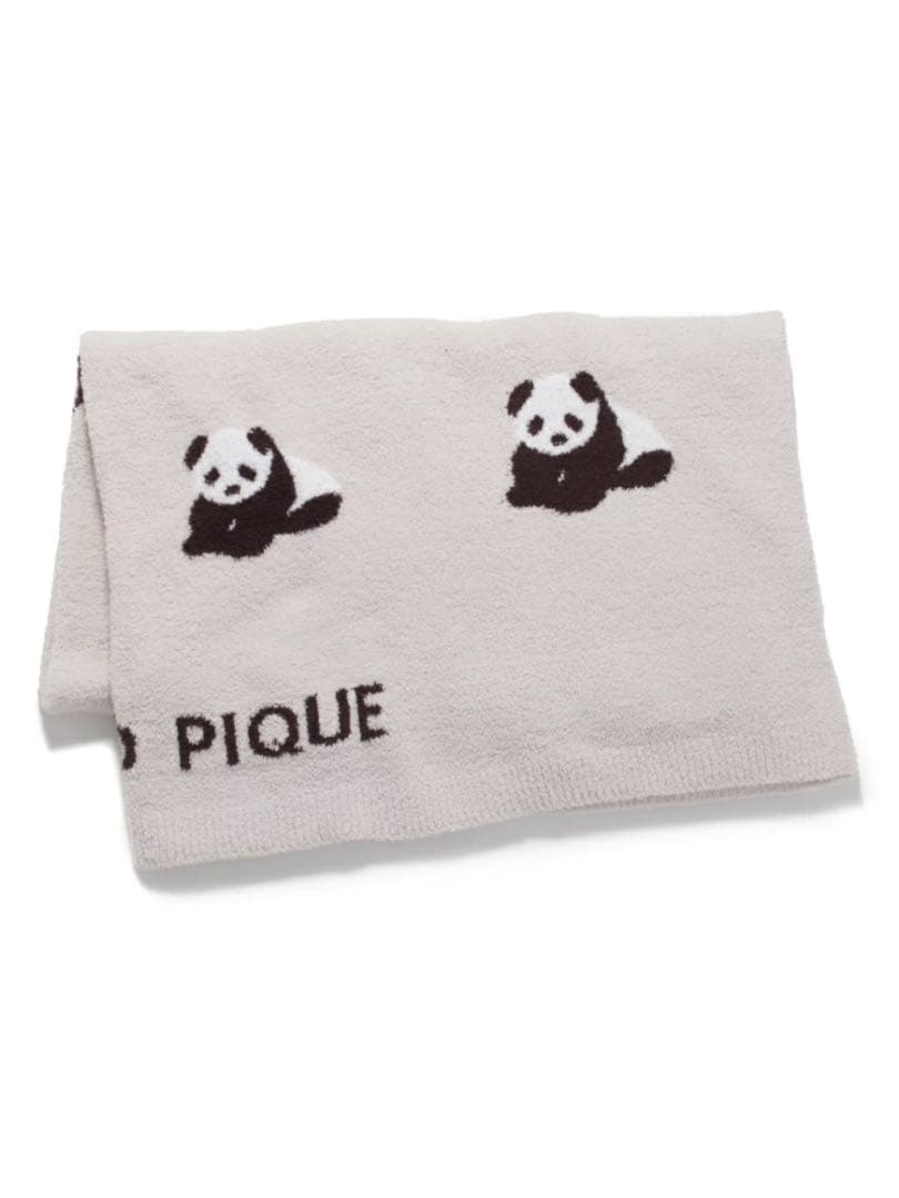【新品未開封】ジェラートピケ パンダジャガードマルチカバー 毛布 ブランケット