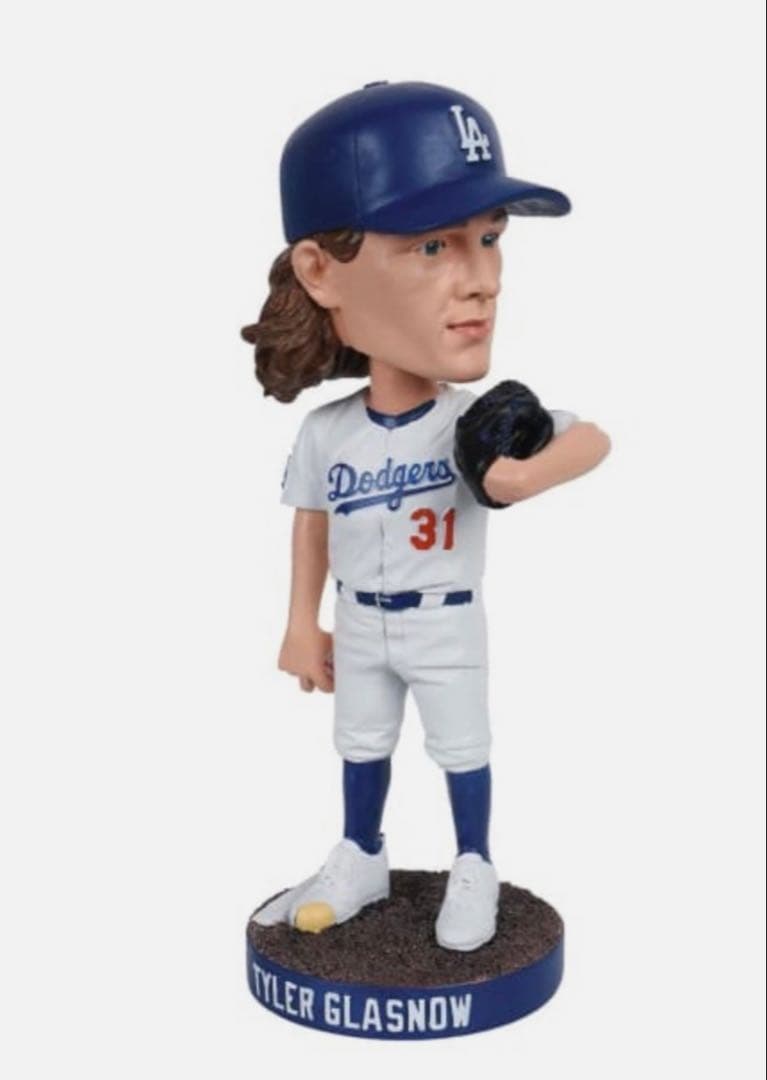 【限定品・未開封】タイラー・グラスノー ボブルヘッド25/9/18 ドジャース