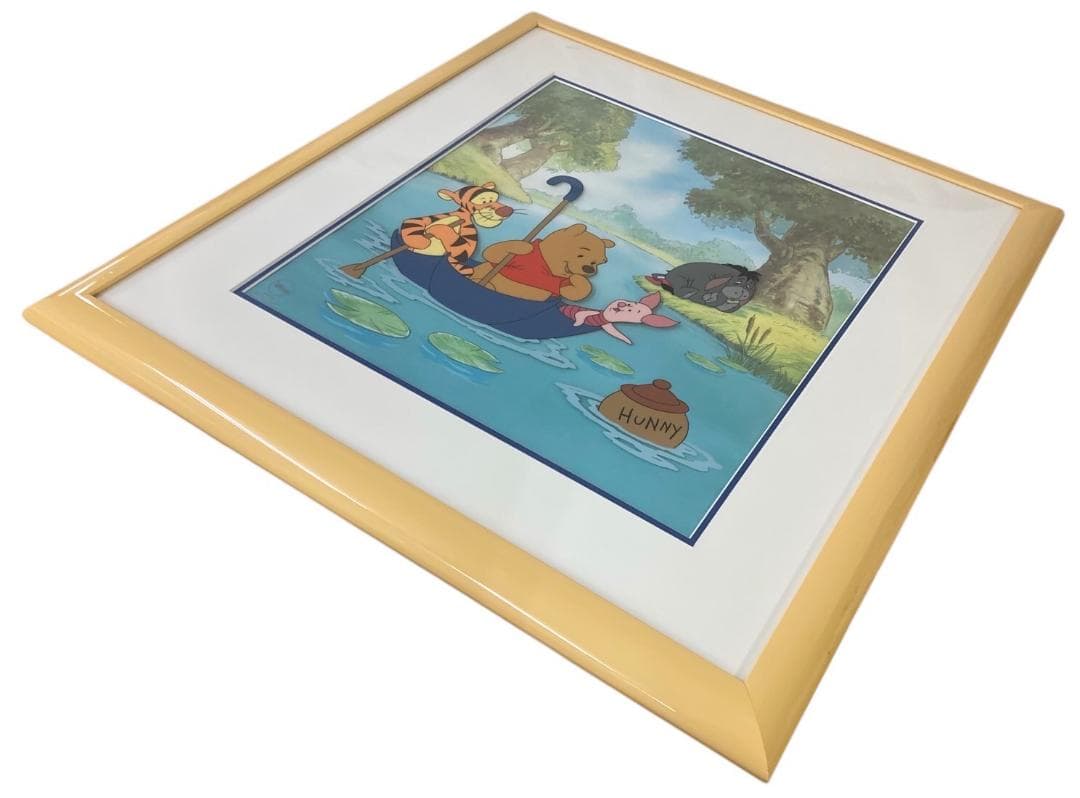 ★証明書あり・5000枚限定★ くまのプーさん ハニーハント セル画 額装