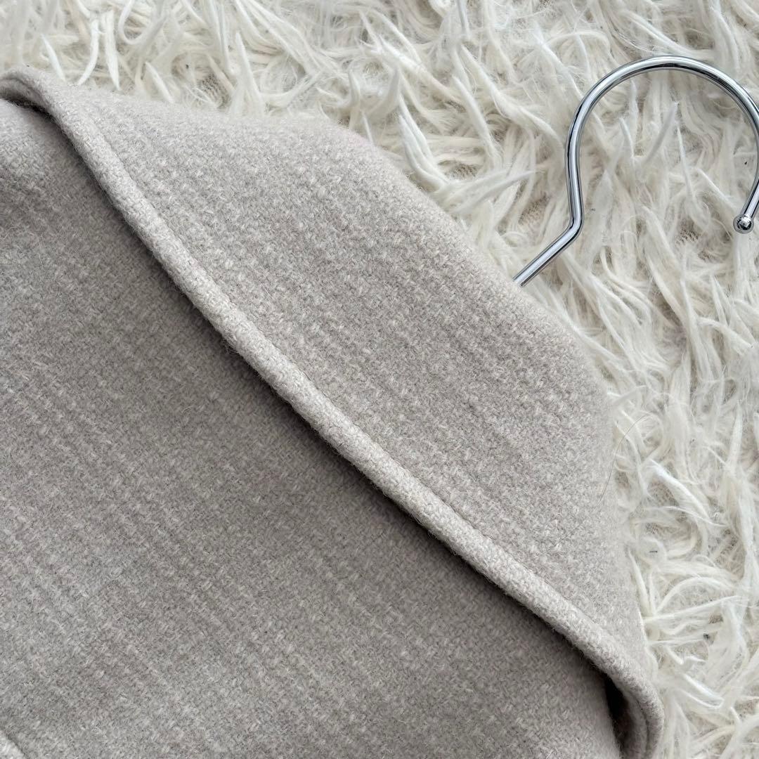 ✨良品✨ バーバリーブラックレーベル ピーコート メルトンウール ロゴ刻印ボタン