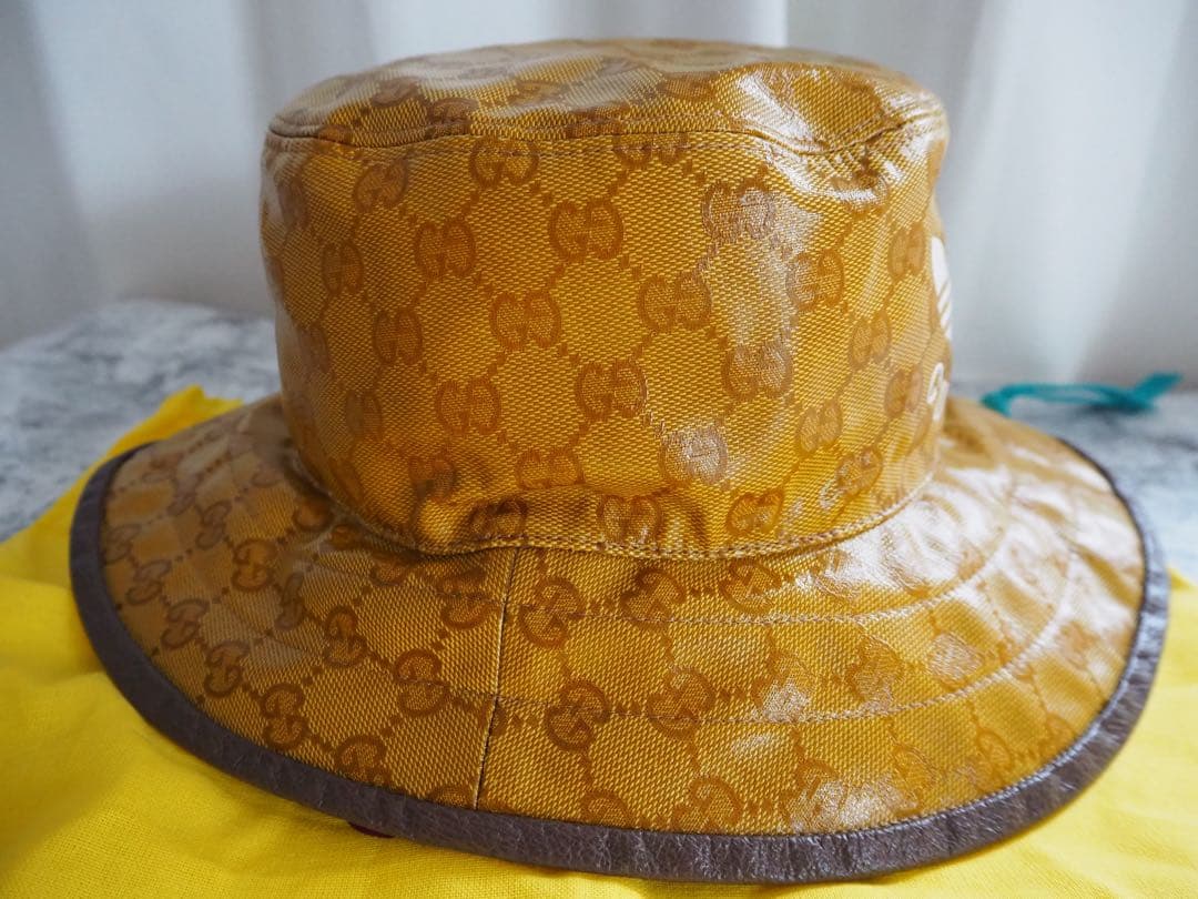 GUCCI adidas グッチ アディダス S バケットハット GG