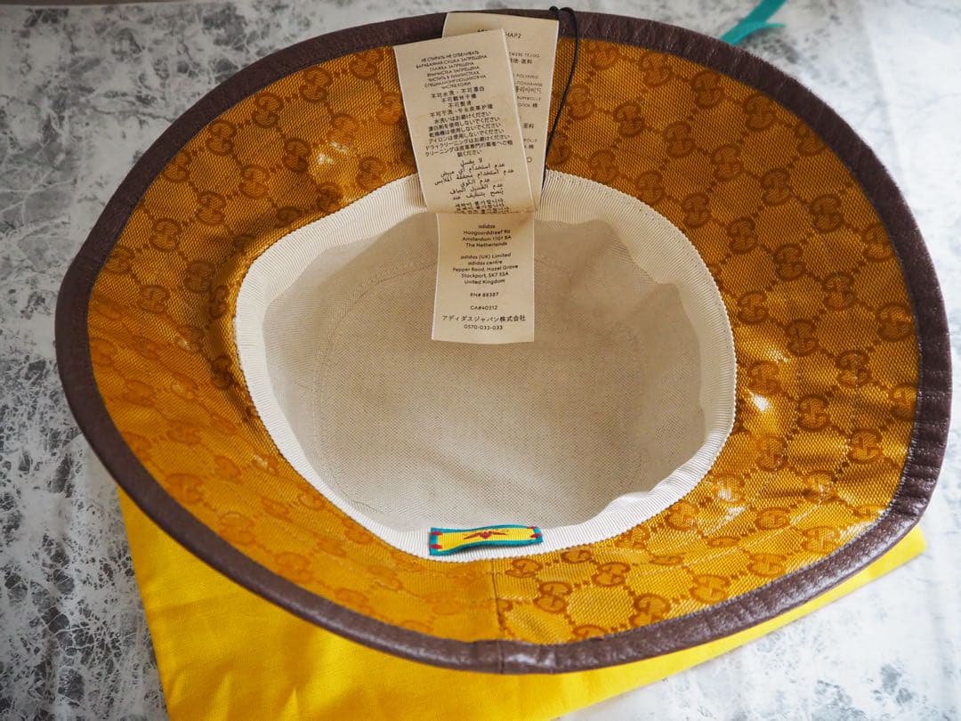 GUCCI adidas グッチ アディダス S バケットハット GG