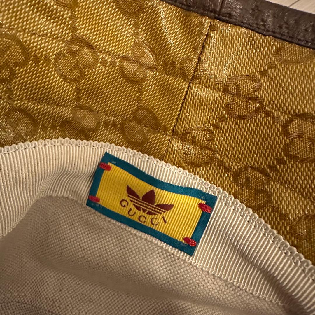 GUCCI adidas グッチ アディダス S バケットハット GG
