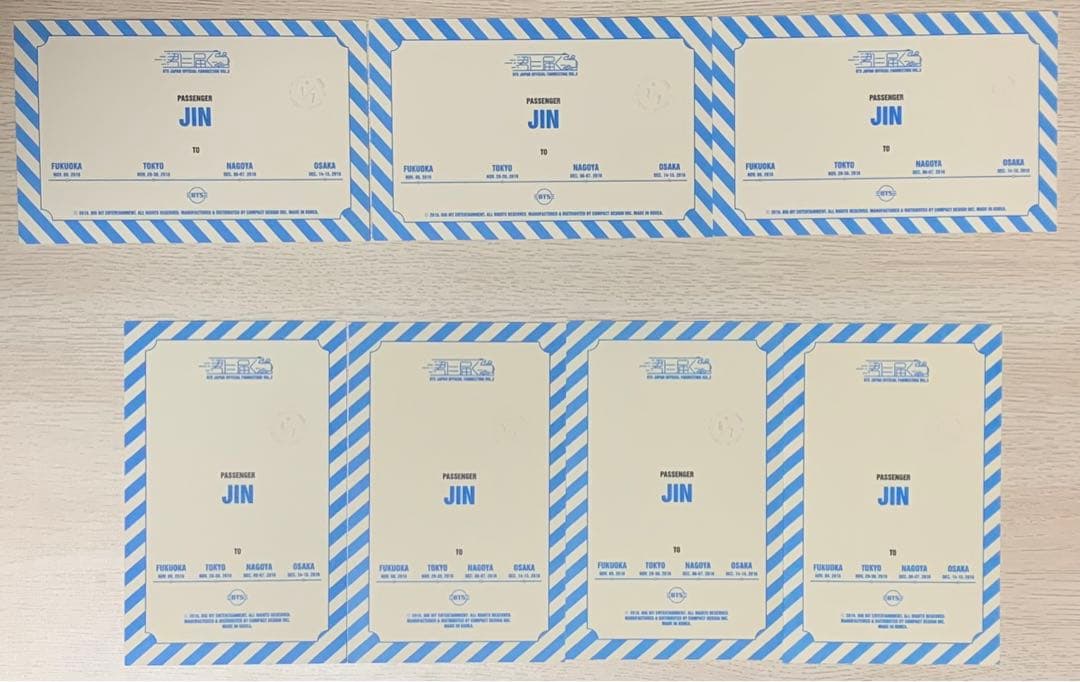 防弾少年団 BTS 君に届く ペンミ フォト JIN ジン コンプ