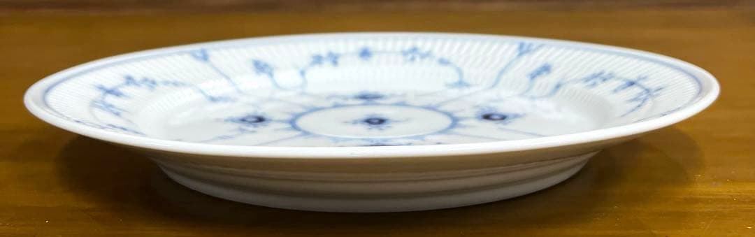 ロイヤルコペンハーゲン　ブルーフルーテッド　プレイン　プレート　大皿　箱付き