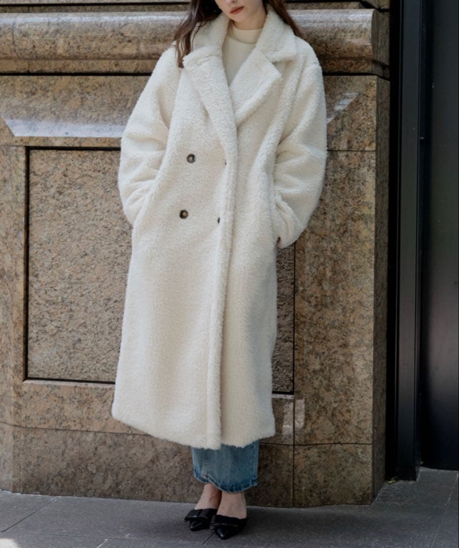 ACYMアシーム テディボアロングコート