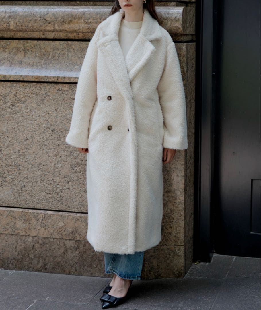 ACYMアシーム テディボアロングコート