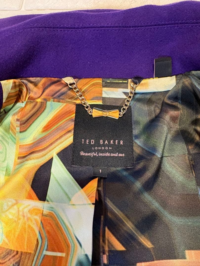 専用です　【Ted Baker】ドレスコート　ペプラムジャケット　ウールカシミヤ
