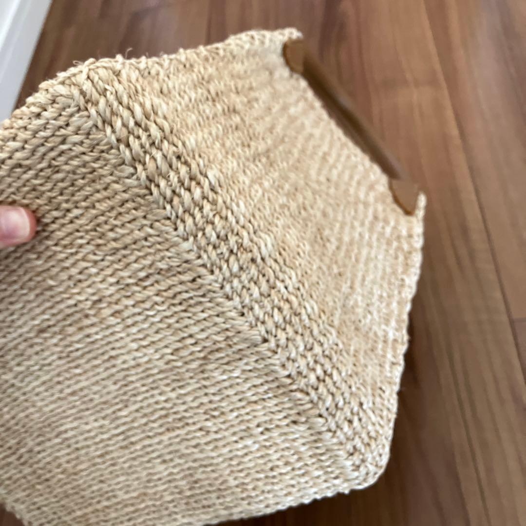 あみ。値下げ！カゴバッグ　アウターサンセット