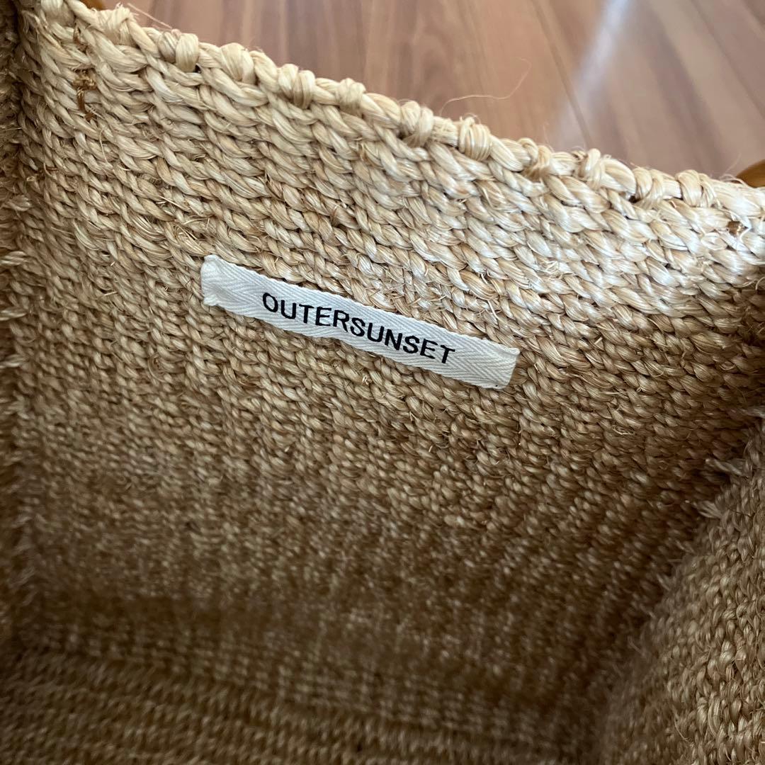 あみ。値下げ！カゴバッグ　アウターサンセット