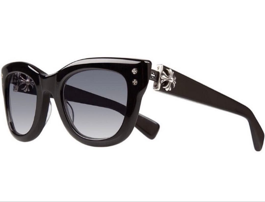 chrome hearts ブラック キャットアイ サングラス クロムハーツ
