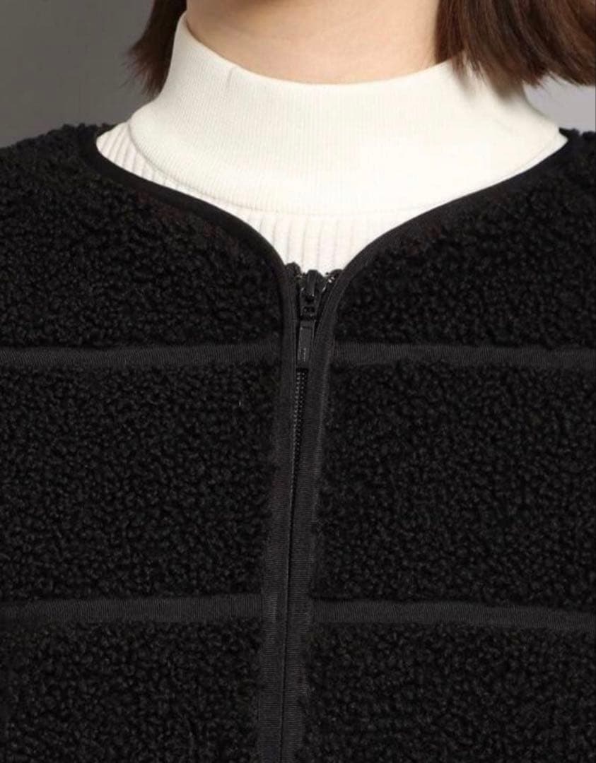 クリーニング済 アダバット　ボアジャケット　ブルゾン　ゴルフウェア　レディース