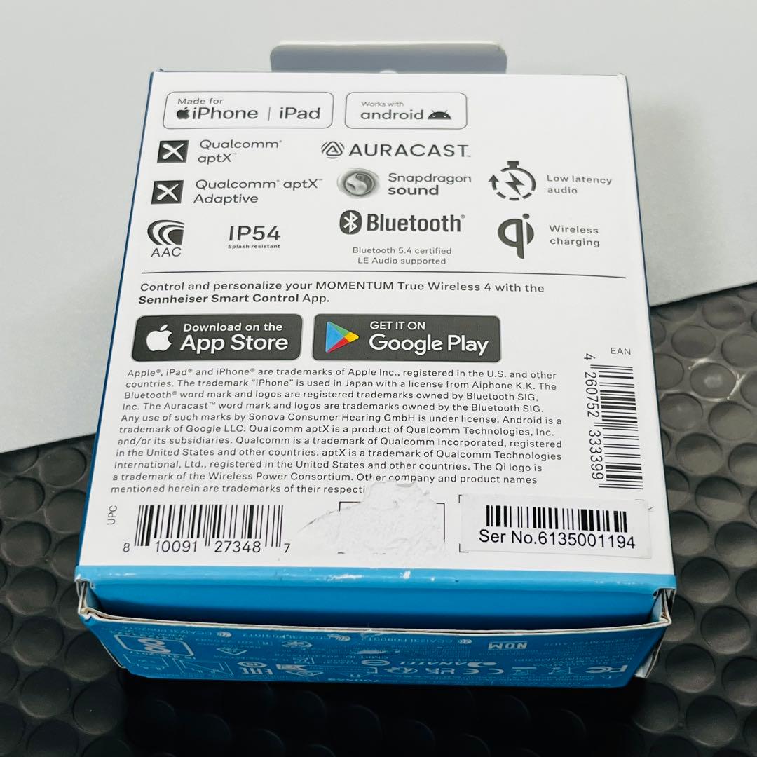 美品 Sennheiser MOMENTUM True Wireless 4