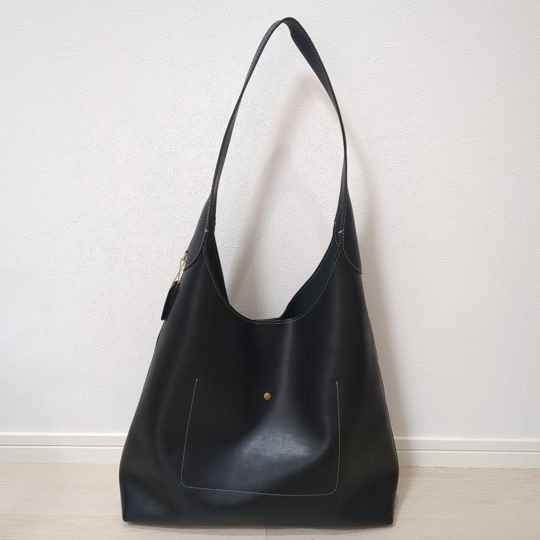 COACH　ブルックリン ショルダーバック39 ワンハンドル ブラック