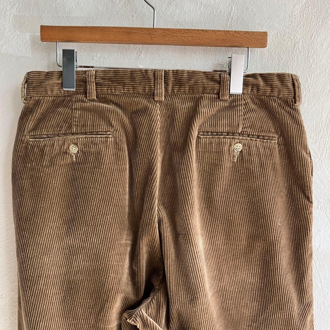 美品 Ralph Lauren ツータック コーデュロイパンツ ブラウン