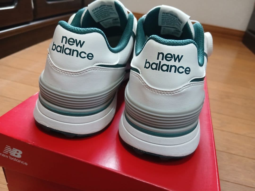 美品/ニューバランス ゴルフシューズ 574 v4 SL BOA 27cm