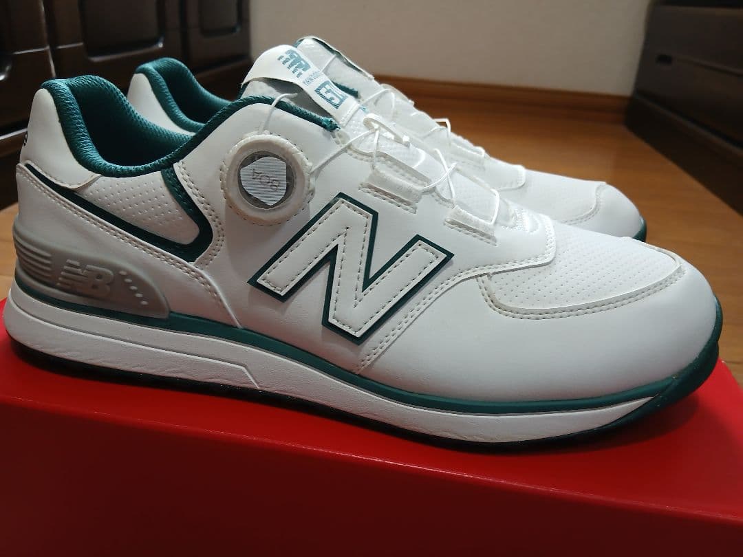 美品/ニューバランス ゴルフシューズ 574 v4 SL BOA 27cm