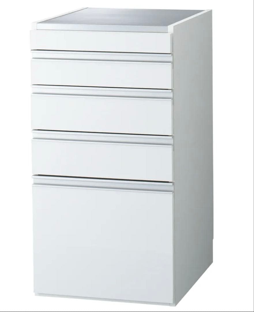 限定お値引き⭐︎ディノス　幅45スライドテーブル付きステンレス隙間収納庫 日本製