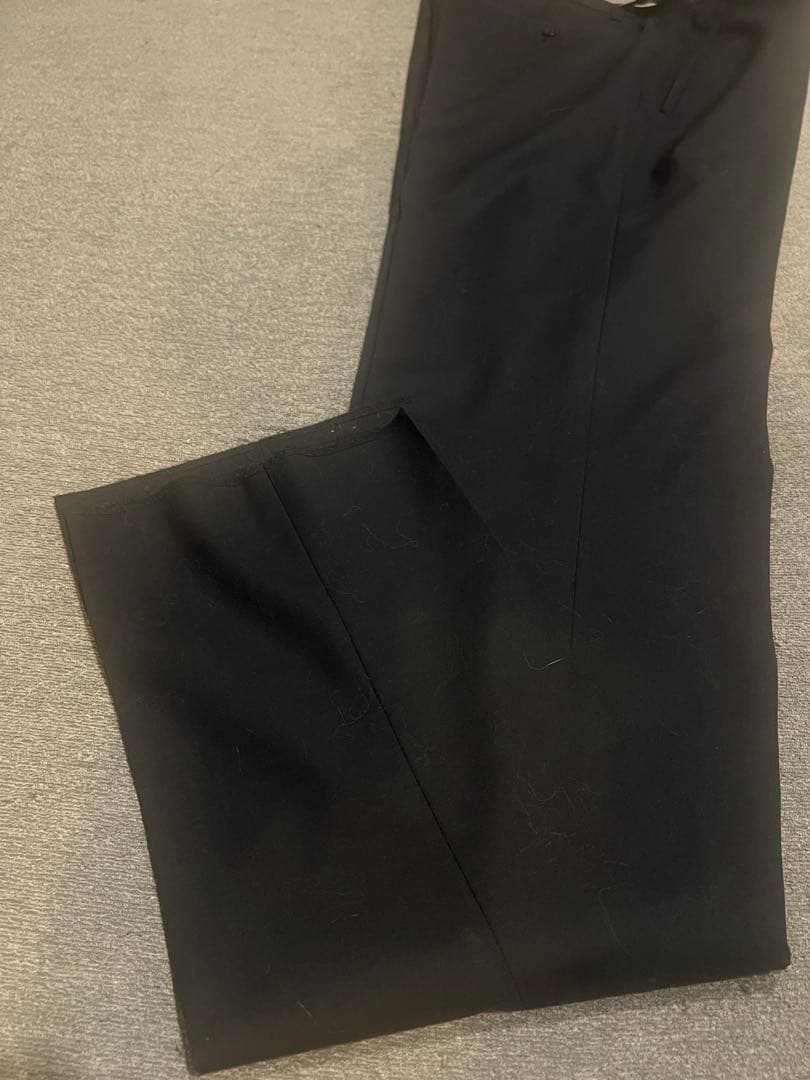 パンツ 100% pure new wool super long slacks