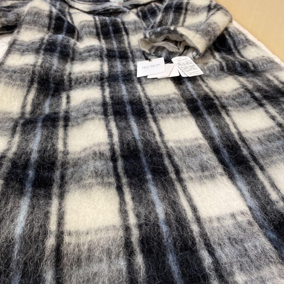 新品未使用Her lip to モヘヤアルパカ　可愛いウールコート　M 小嶋陽菜