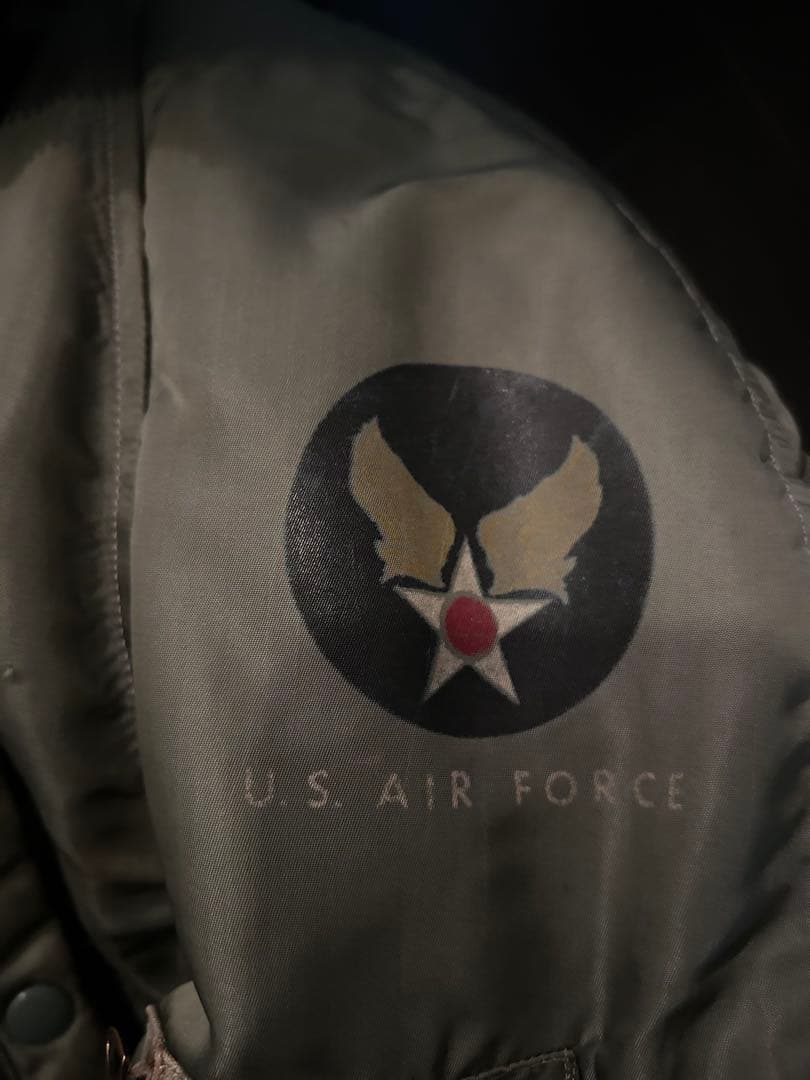 N-3B USAF 60s フライトジャケット 黒タグ コヨーテファー 実物