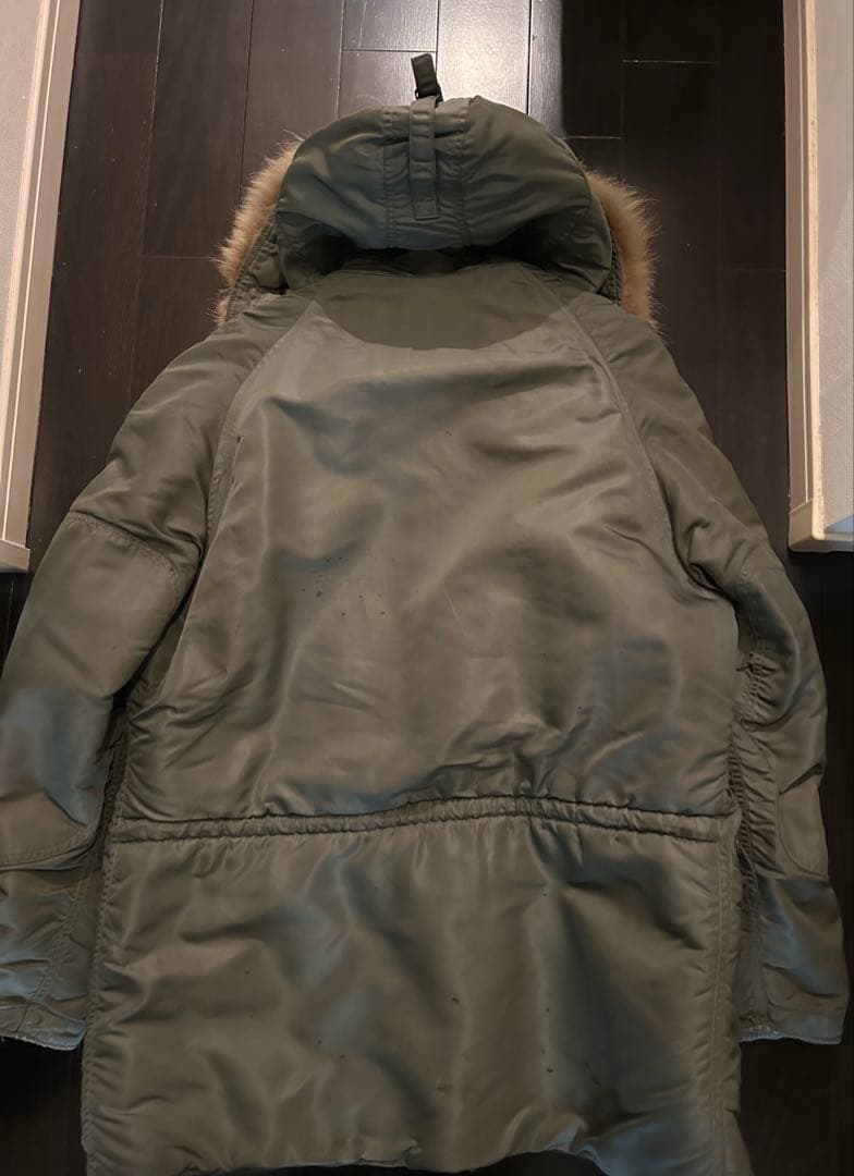 N-3B USAF 60s フライトジャケット 黒タグ コヨーテファー 実物