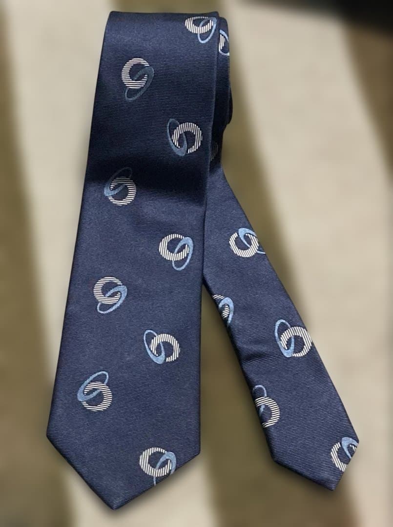 Holliday & Brown ネクタイ 小紋柄 ネイビー