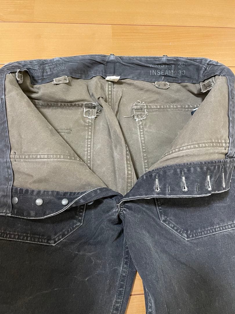 RRL ダブルアールエル　キャンバスワークパンツ　13スターボタン