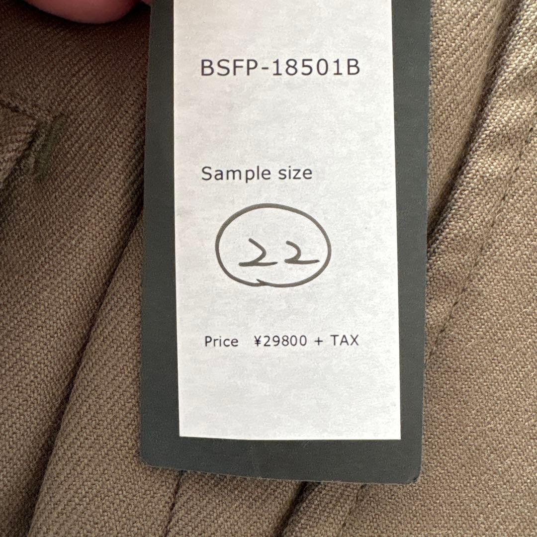 【新品未使用サンプル品】ブラックサイン　ミリタリートラウザーズ スラックス