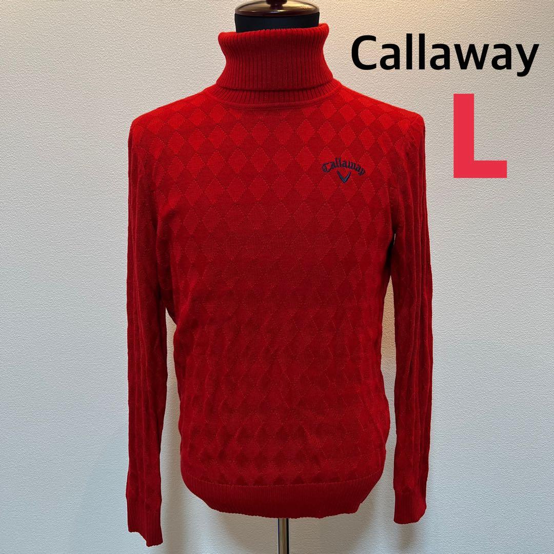 キャロウェイゴルフ　タートルネックニット　サイズL