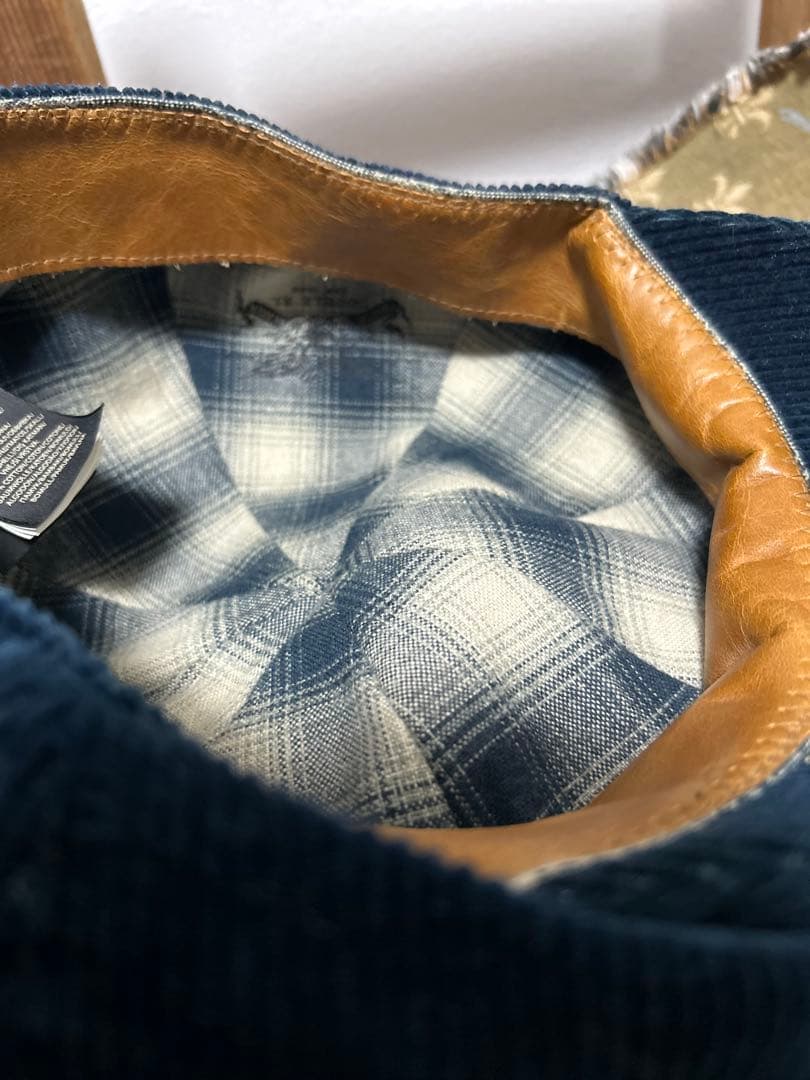 超希少　NY購入　ダブルアールエル　RRL コーデュロイ　ニュースボーイキャップ