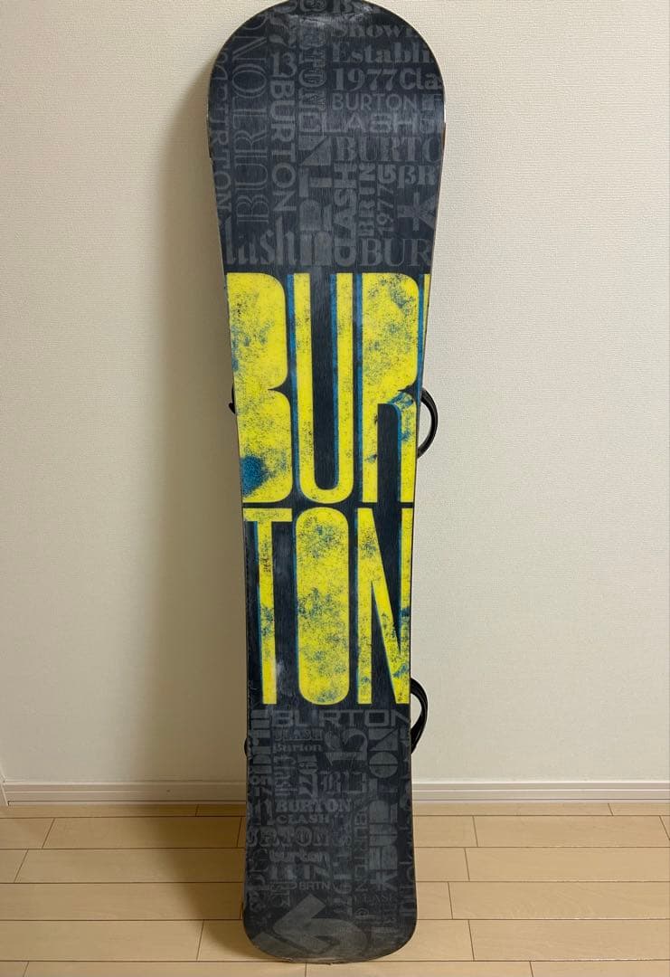 BURTON 板スノーボードセット　SALOMON バイン付き