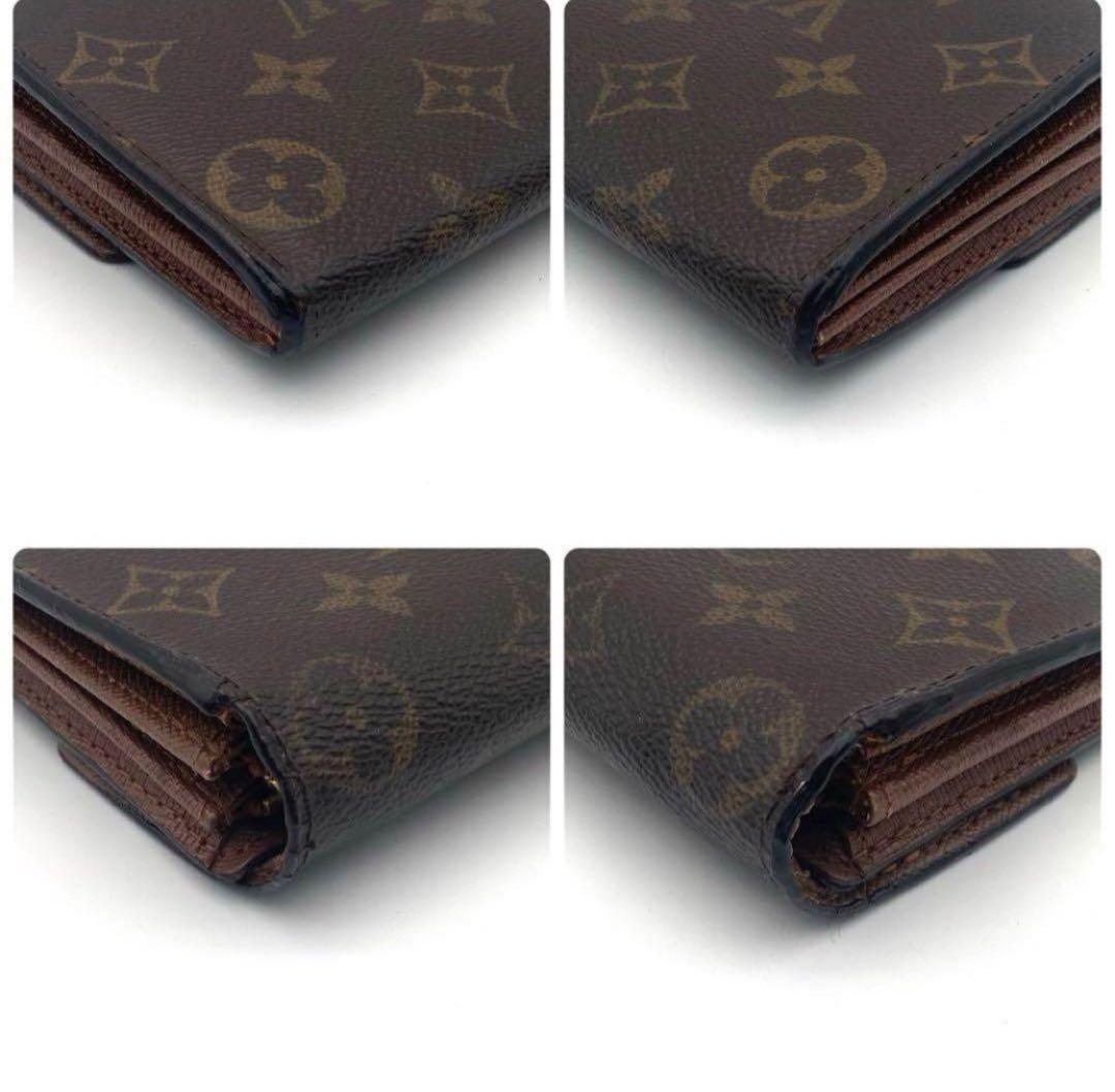 ルイヴィトン モノグラム ポルトフォイユ サラ 二つ折り財布 ブラウン