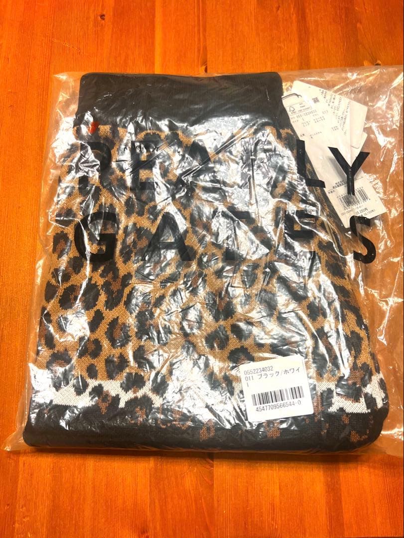 【新品・未使用】パーリゲーツ レオパード×ボーダー　ニットスカート