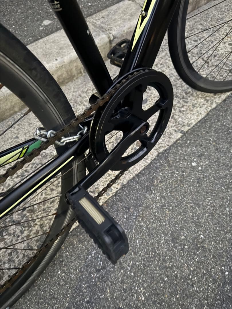 58 自転車 大阪市 【引取り限定】 クロスバイク 変速付き