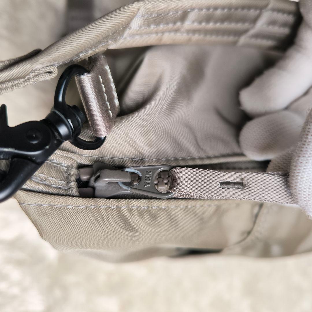 【極美品】ポーターガール シェル ショルダーバッグ グレージュ 肩掛け可