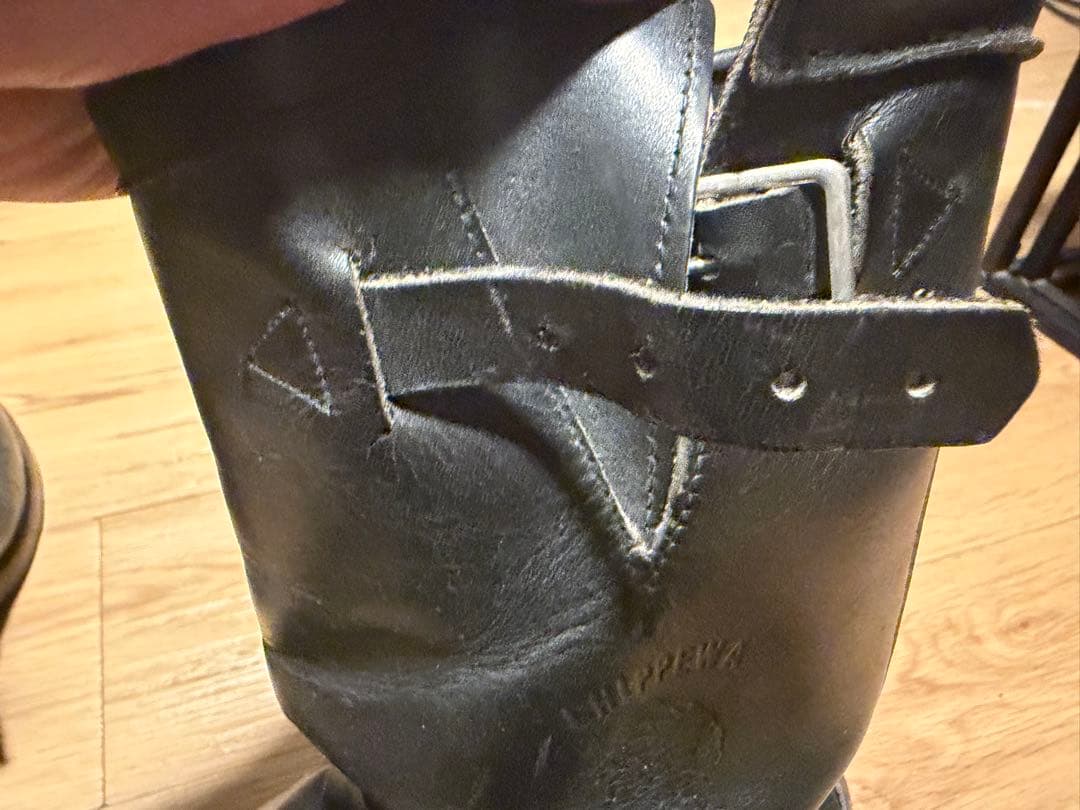 チペワ　chippewa ブラック　レザー　エンジニアブーツ USA製