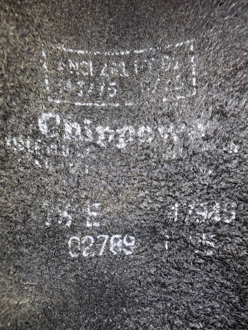 チペワ　chippewa ブラック　レザー　エンジニアブーツ USA製