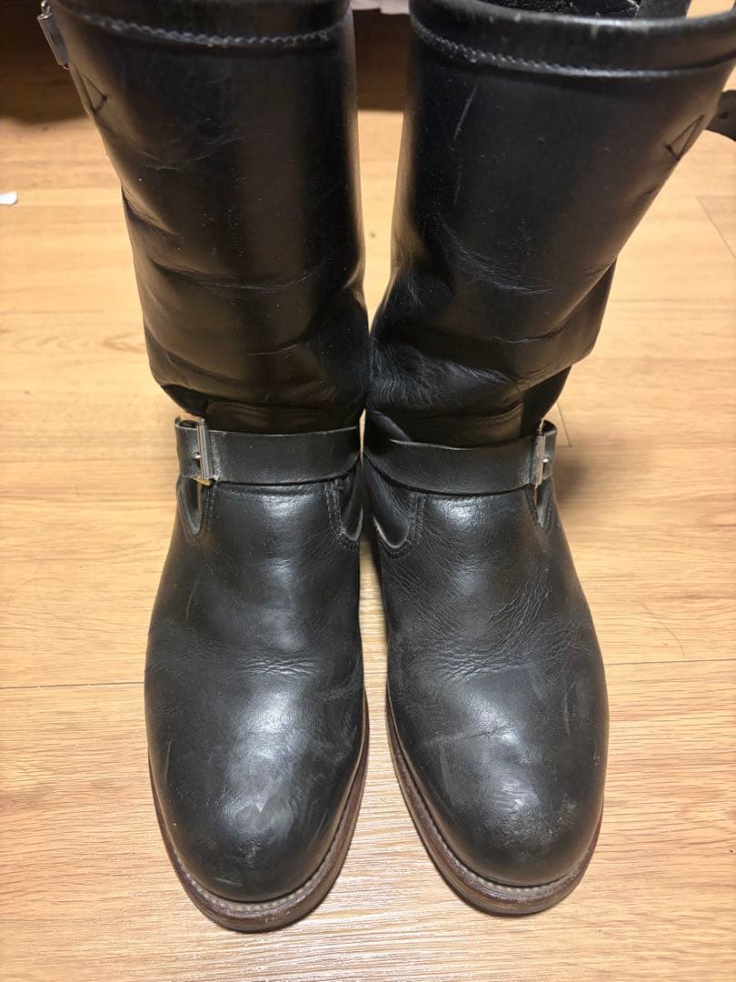 チペワ　chippewa ブラック　レザー　エンジニアブーツ USA製