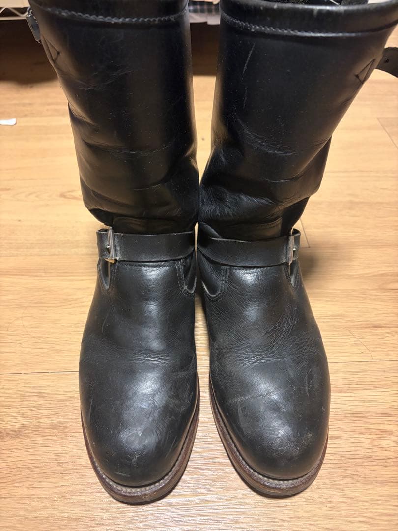 チペワ　chippewa ブラック　レザー　エンジニアブーツ USA製