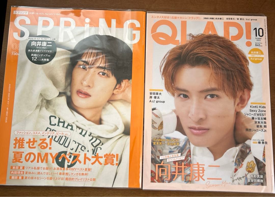 向井康二 表紙 雑誌 8冊セット