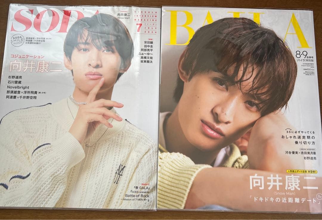 向井康二 表紙 雑誌 8冊セット