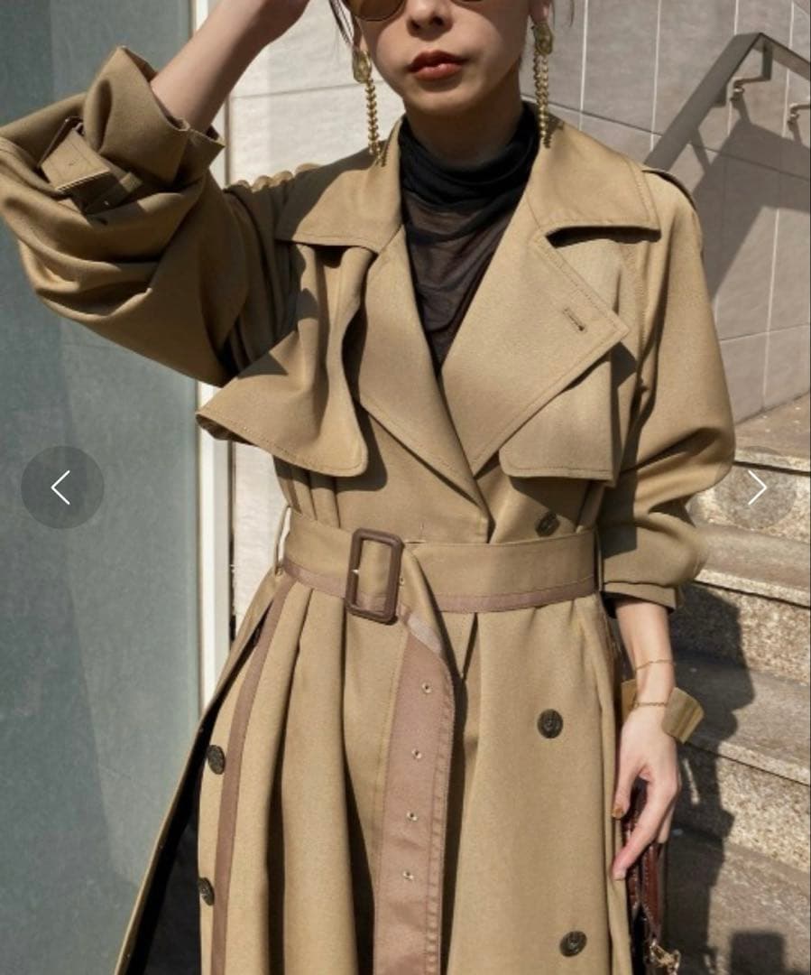 アメリヴィンテージ MINIMAL FLARE TRENCH COAT