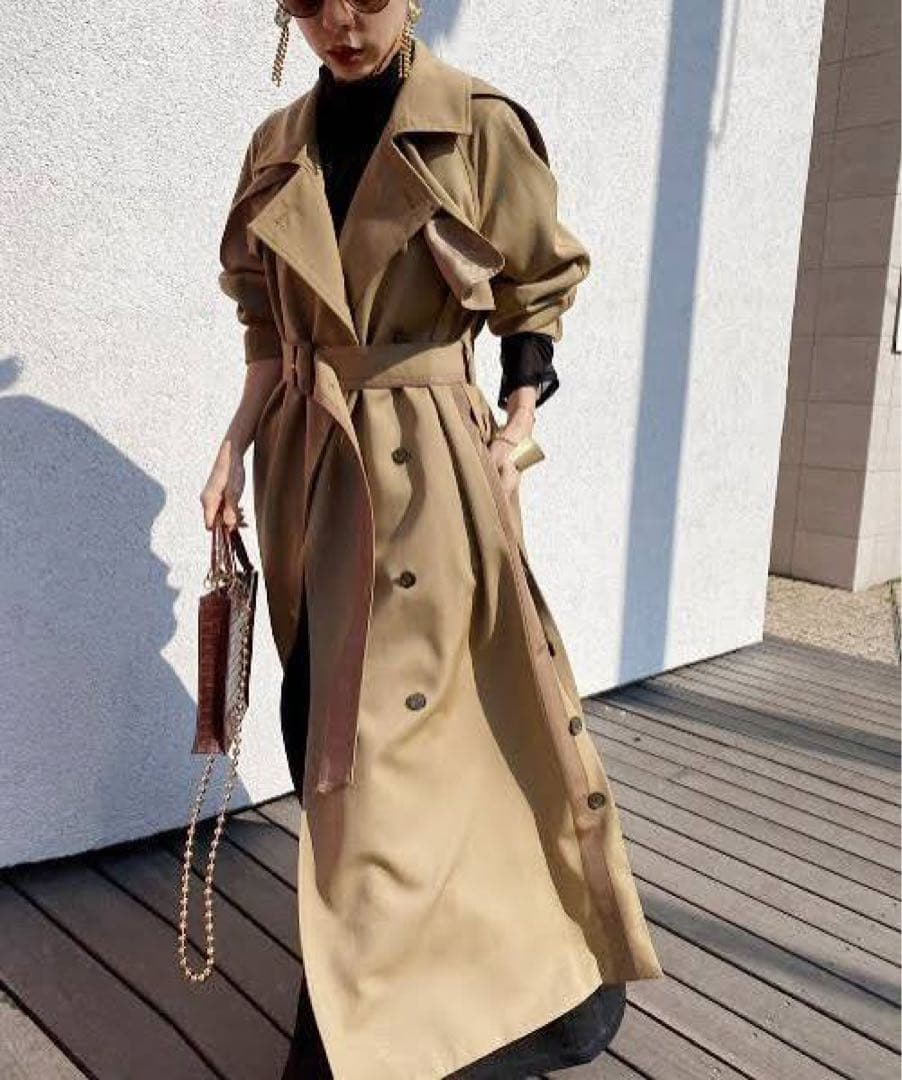 アメリヴィンテージ MINIMAL FLARE TRENCH COAT