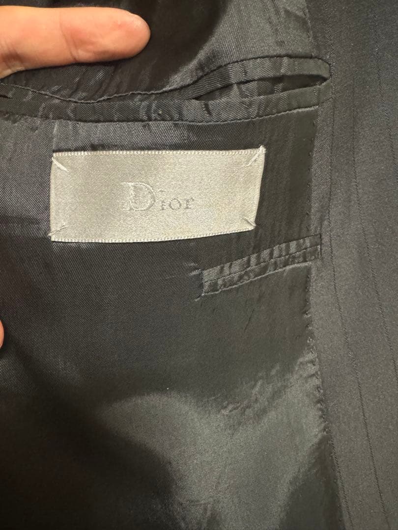 Dior homme エディ期　セットアップ　修理あと裾ダメージあり